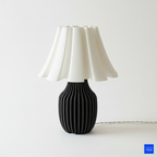 Dokusal bucket masa lambası siyah şık tasarım