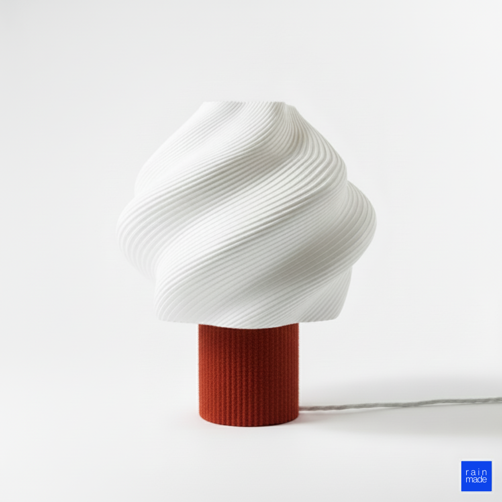 Creamy Masa Lambası - Kırmızı