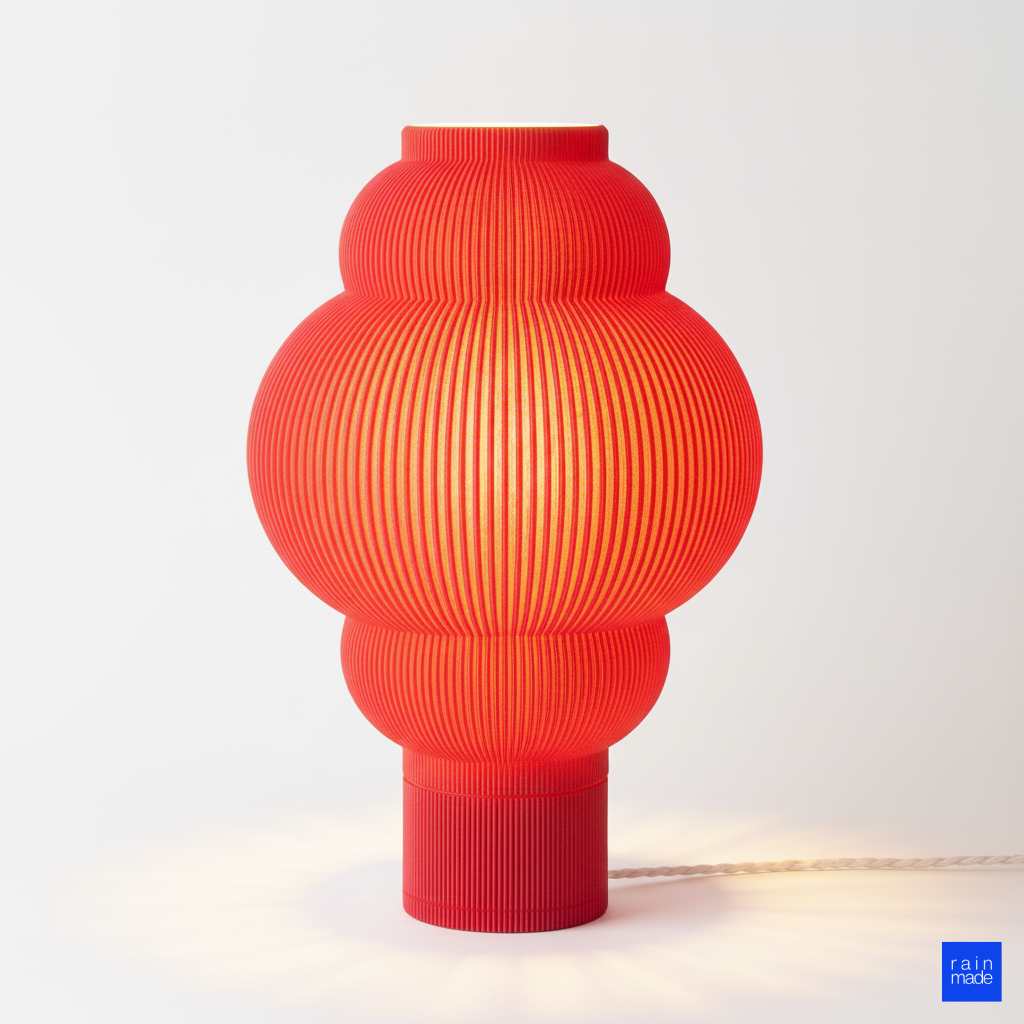 Katmanlı modern nimbus masa lambası kırmızı dekoratif