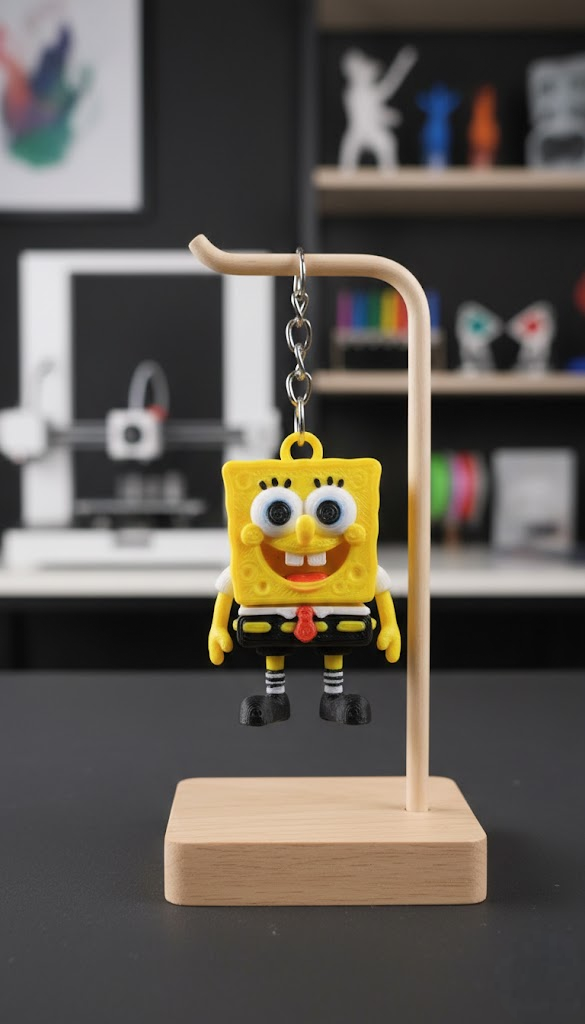 SüngerBob Anahtarlık