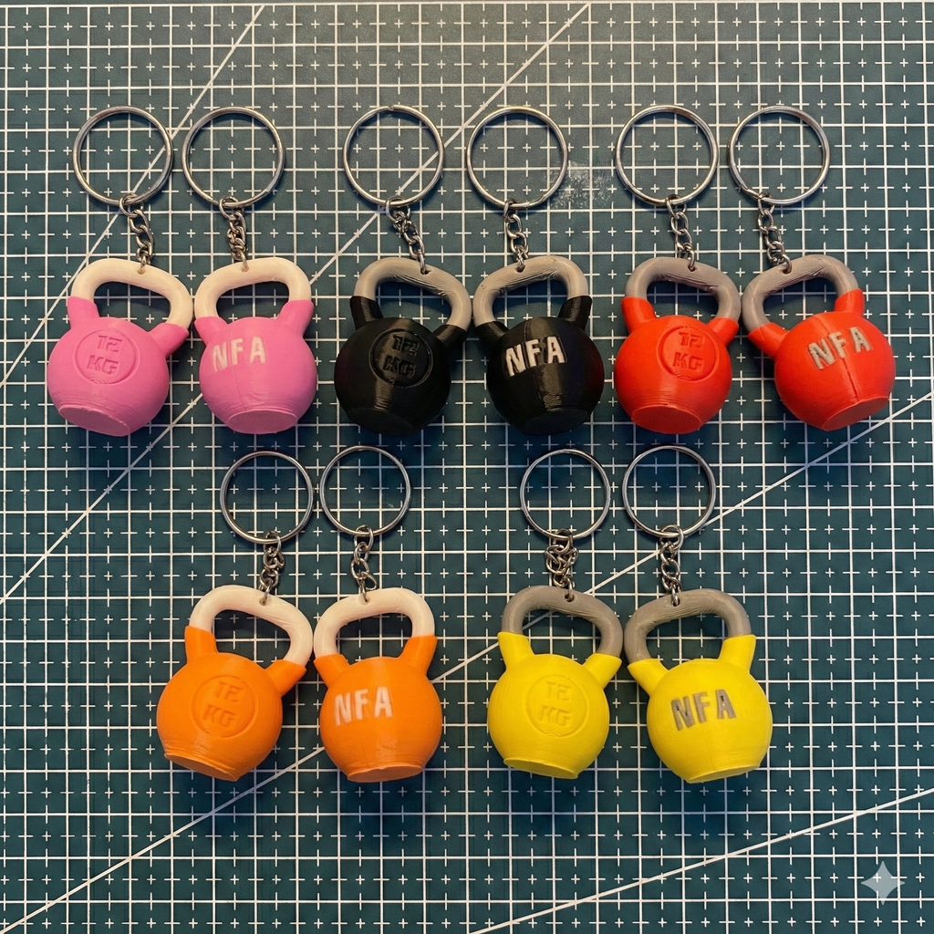 Kettlebell Anahtarlık