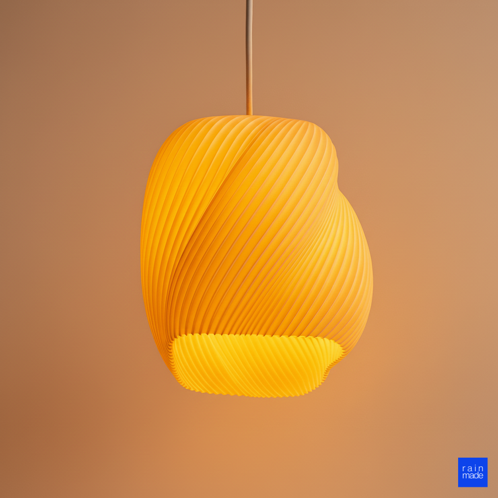 Bükümlü tasarım twist avize dekoratif aydınlatma